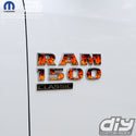 RAM Classic 1500-3500 Door Emblem Decals REAL FIRE FLAMES Fits 2009-2023