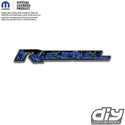 RAM Rebel Emblem Overlay Decals Blue Flames Fits 2019-2023