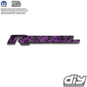 RAM Rebel Emblem Overlay Decals Purple Flames Fits 2019-2023