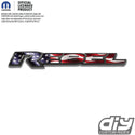 RAM Rebel Emblem Overlay Decals American Flags Fits 2019-2023